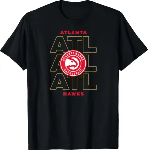 NBA - Atlanta Hawks Stacked City Logo T-Shirt