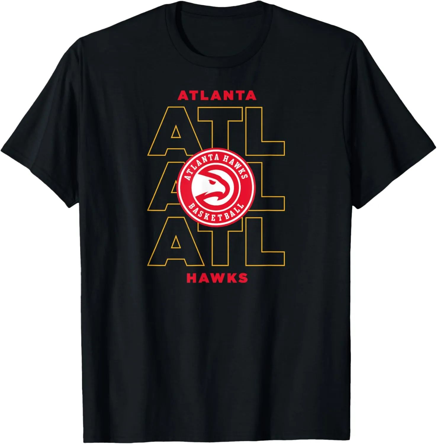 NBA - Atlanta Hawks Stacked City Logo T-Shirt