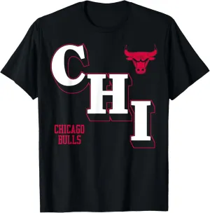NBA - Chicago Bulls Angled Logo T-Shirt