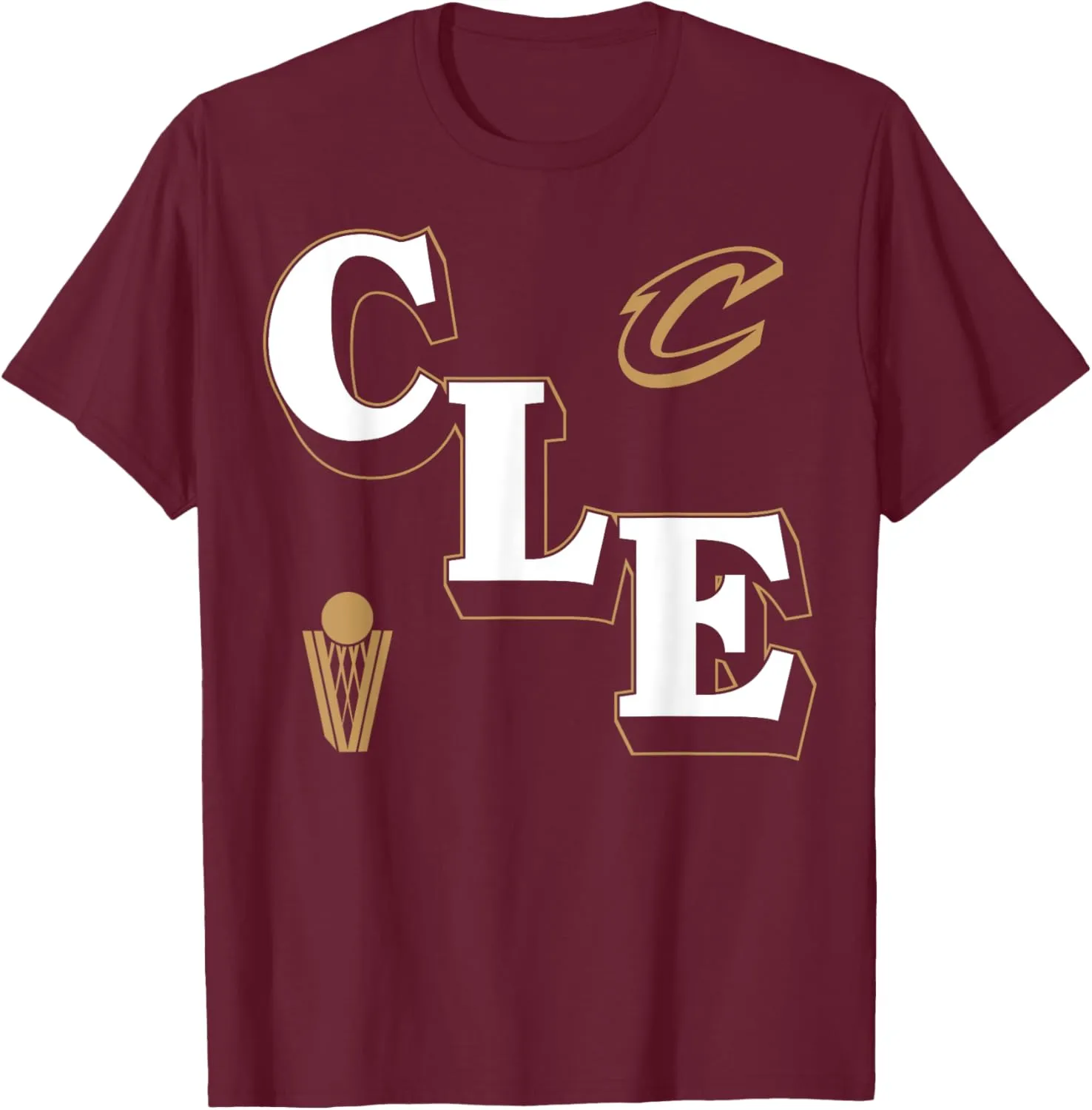 NBA - Cleveland Cavaliers Angled Logo T-Shirt