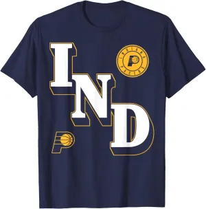 NBA - Indiana Pacers Angled Logo T-Shirt