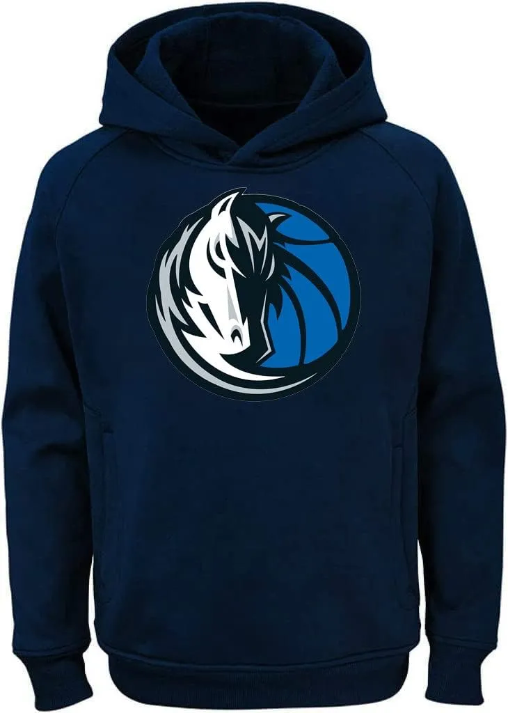 NBA Kids Youth 8-20 Team Color Polyester Performance Primary Logo Pullover Hoodie Sweatshirt and T-Shirt 2 Pack Combo Set