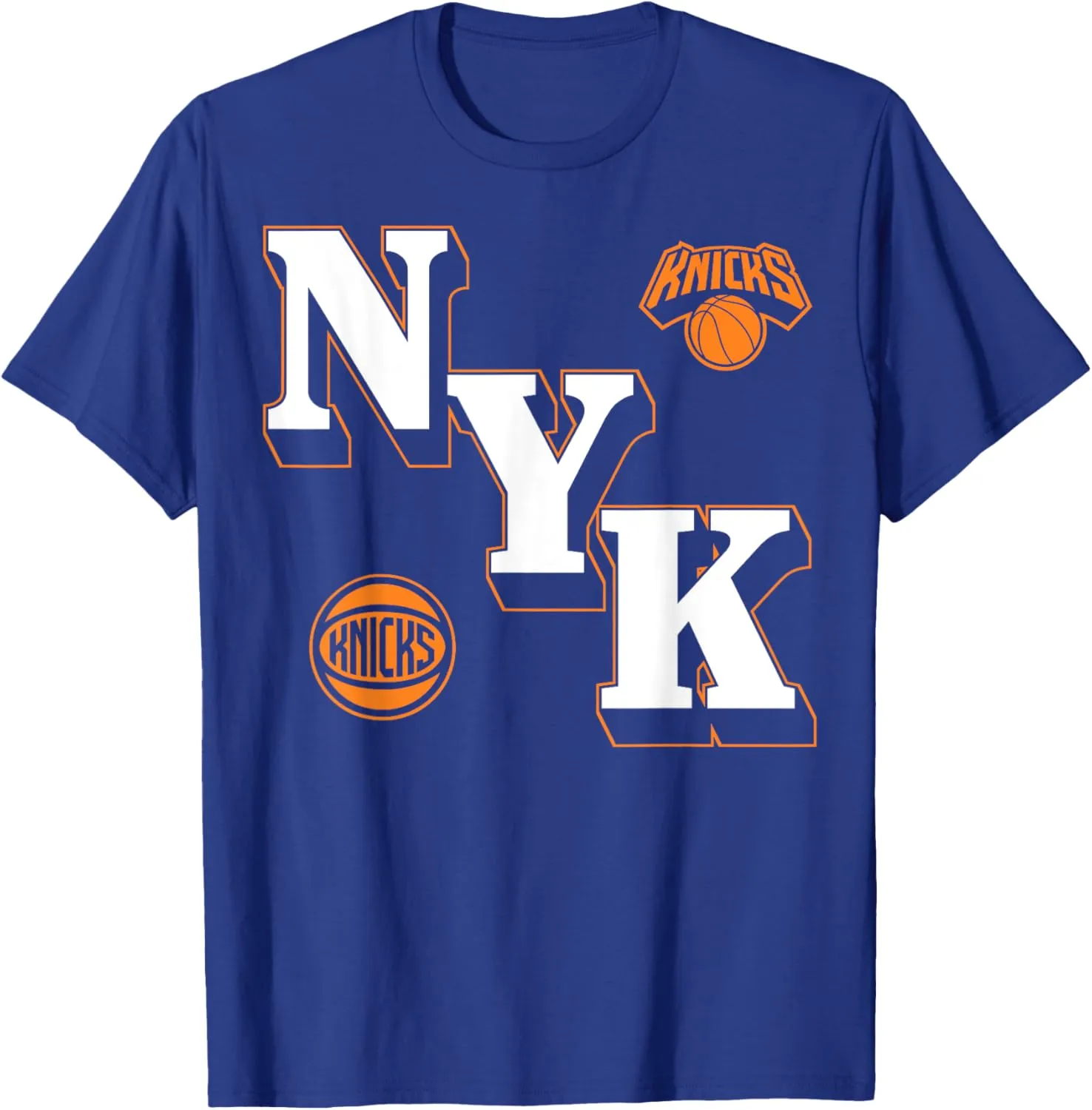 NBA - New York Knicks Angled Logo T-Shirt