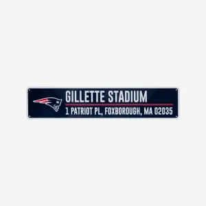 New England Patriots Stadium Street Sign
