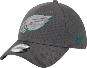 New Era Men's Graphite Philadelphia Eagles Main 39THIRTY Flex Hat