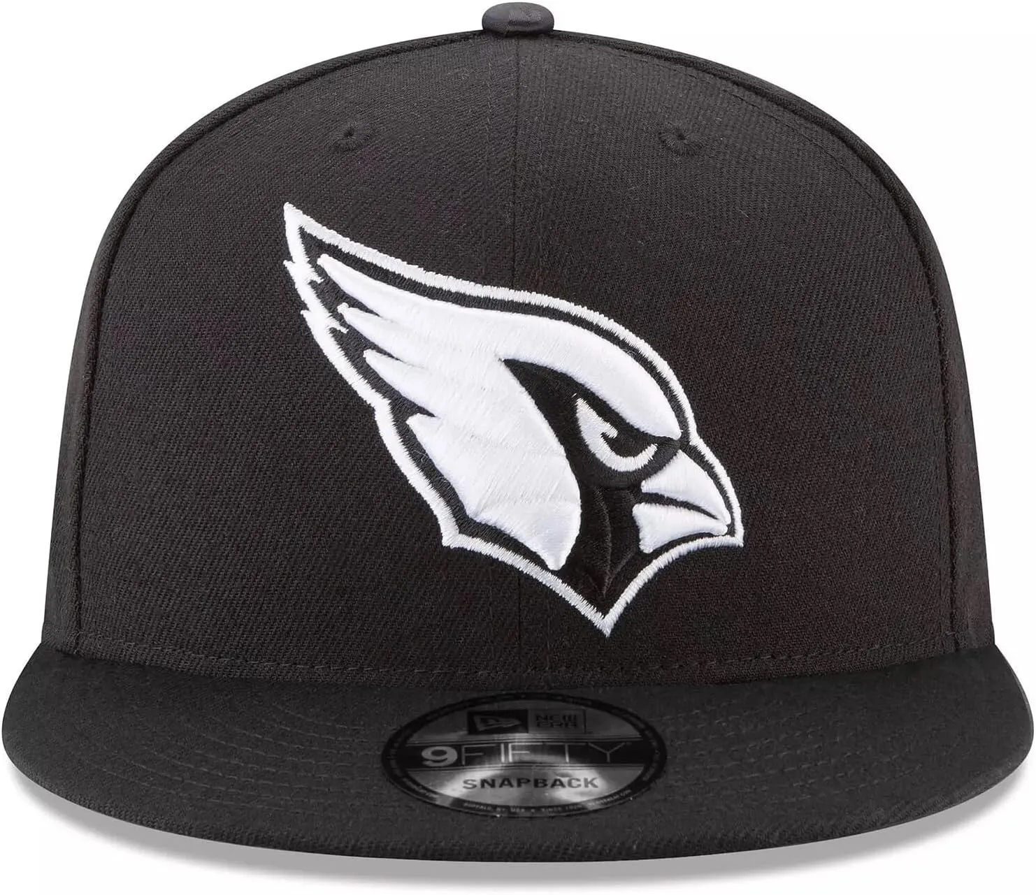 New Era NFL 9FIFTY Black/White Adjustable Snapback Hat Cap One Size Fits All