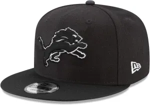 New Era NFL 9FIFTY Black/White Adjustable Snapback Hat Cap One Size Fits All