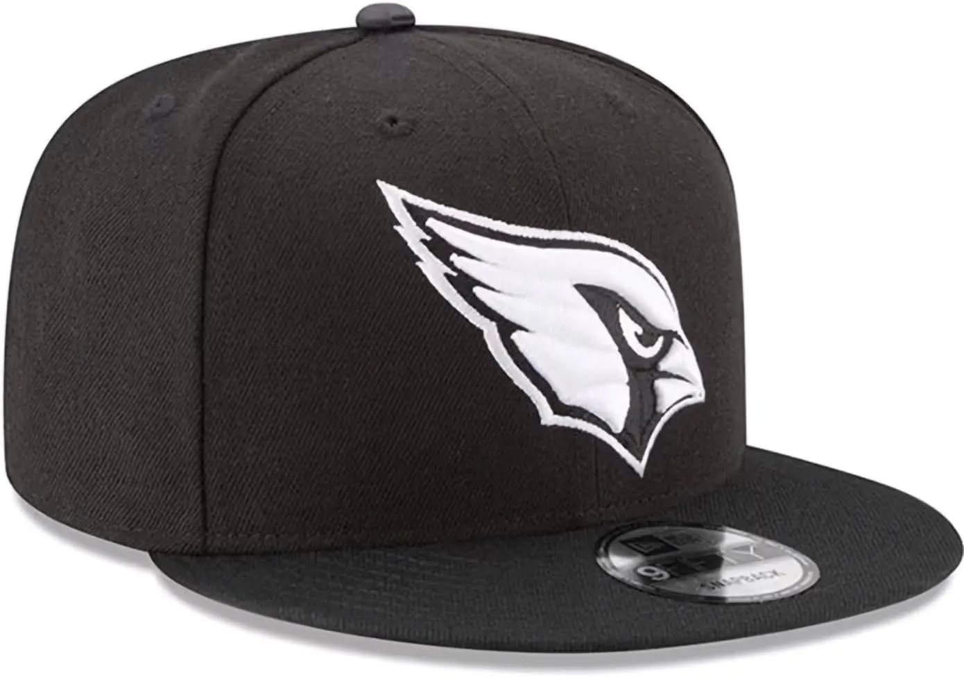 New Era NFL 9FIFTY Black/White Adjustable Snapback Hat Cap One Size Fits All