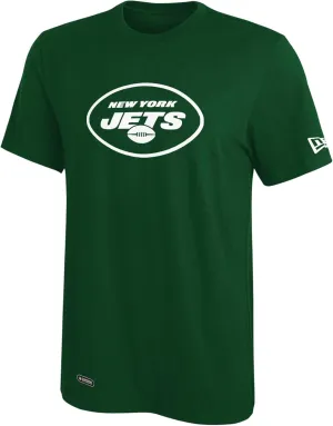 New Era NFL Football Men's Stadium Logo Short Sleeve Performance T-Shirt, New York Jets, X-Large