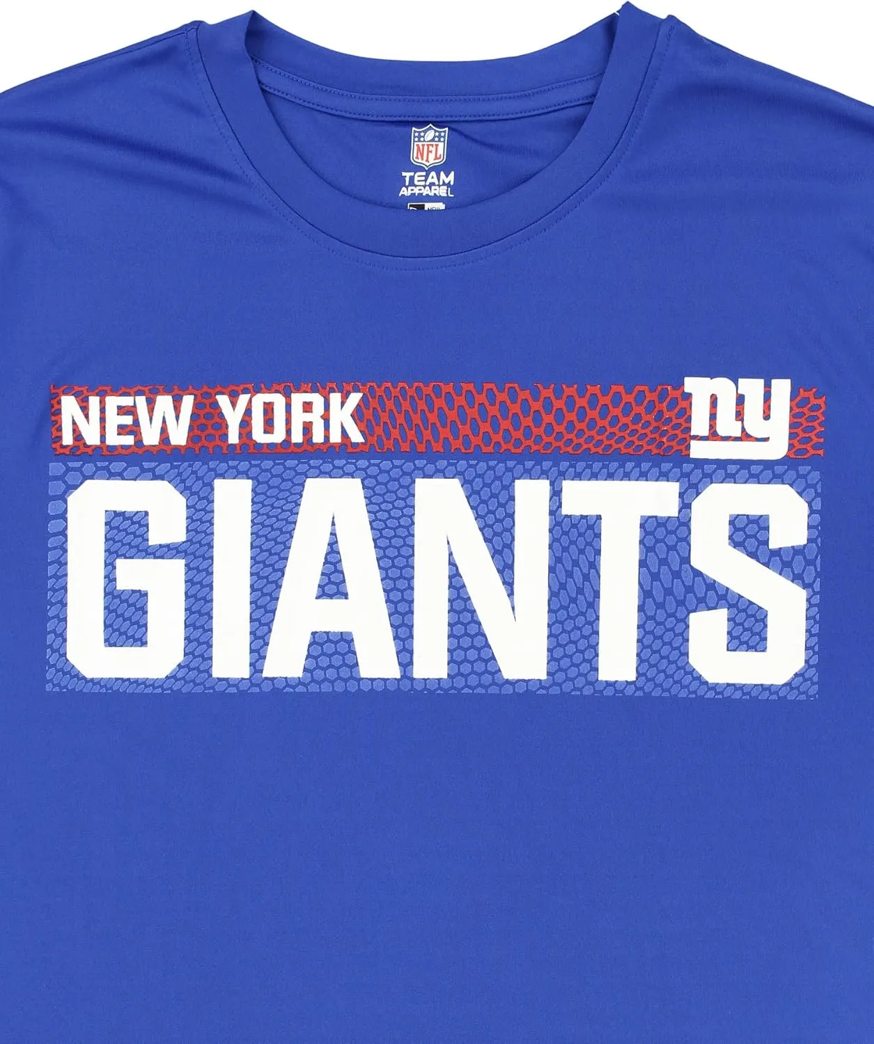 New Era NFL Men's Grids Dri-Tek Cool Heathered Grey Long Sleeve T-Shirt, Adult Football Tagless T-Shirt