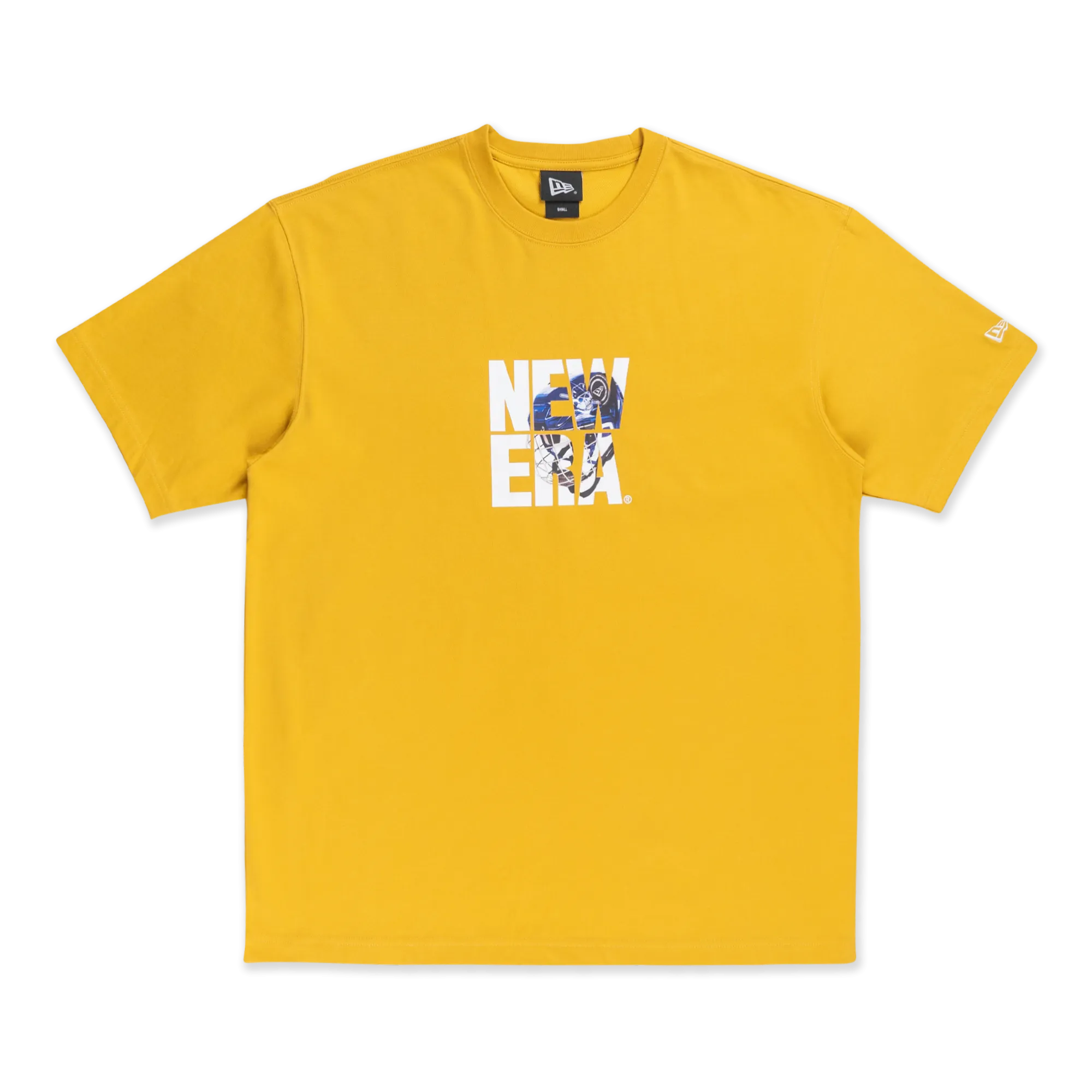 New Era Street Dangle Yellow Mustard Oversized Short Sleeve T-Shirt