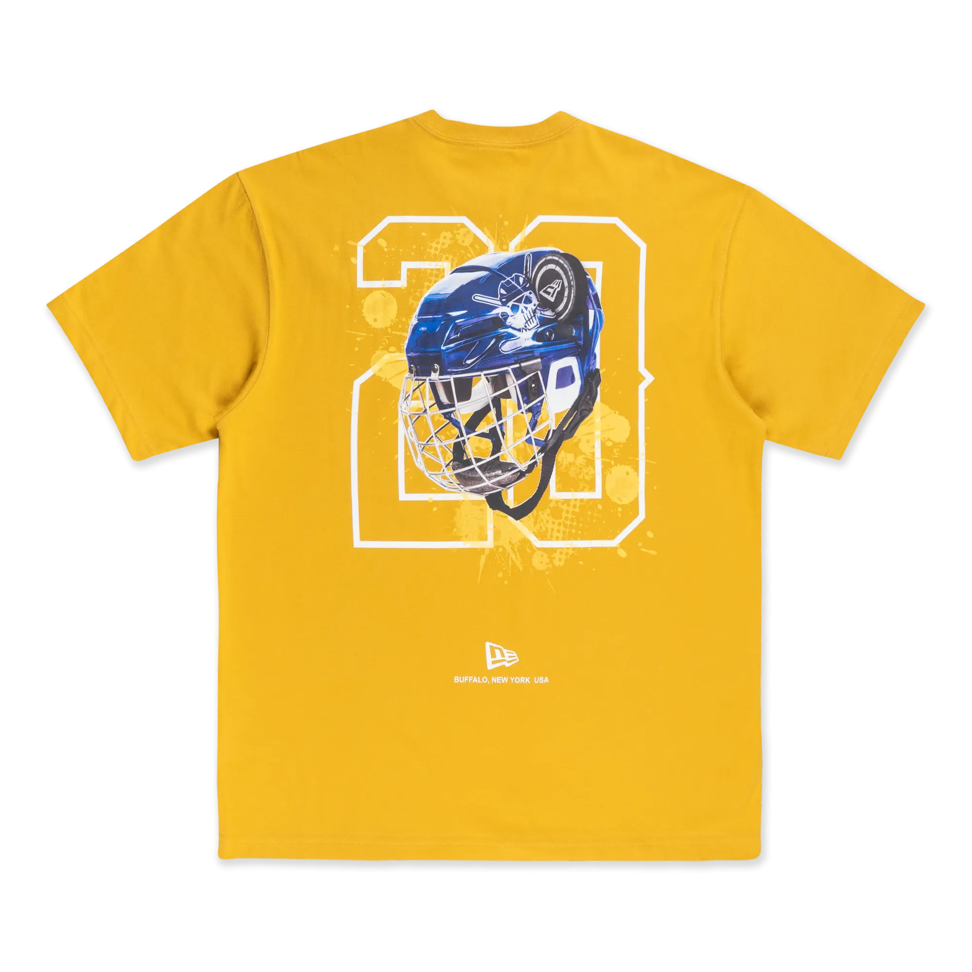 New Era Street Dangle Yellow Mustard Oversized Short Sleeve T-Shirt