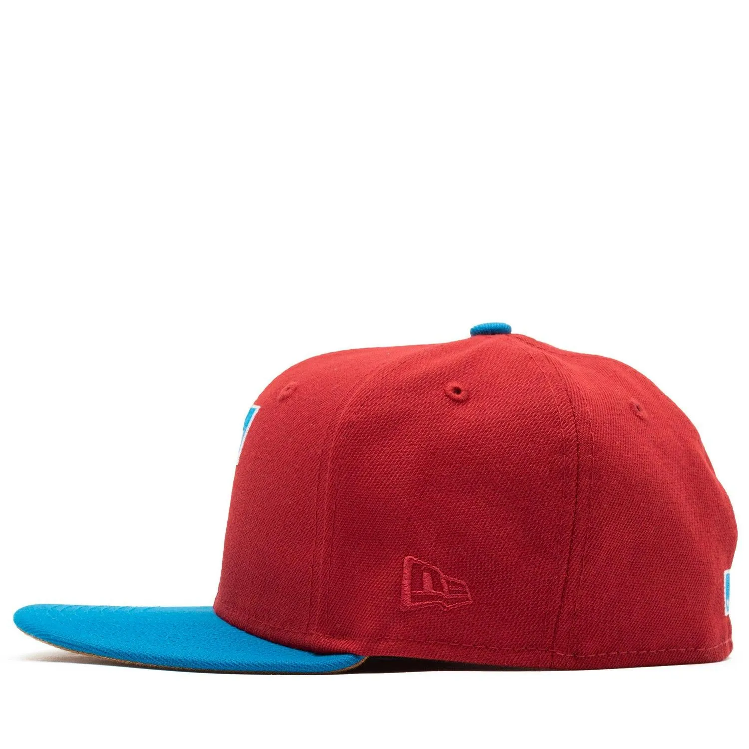 New Era Texas Rangers Pinot Red Cardinal Blue Brown 59Fifty 5950 Fitted Cap Hat
