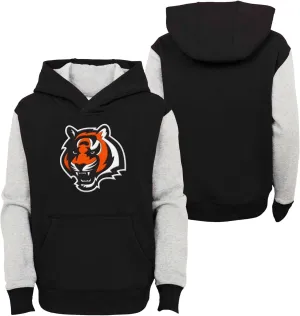 NFL Kids Youth 8-20 Heritage Team Color Primary Logo Pullover Raglan Hoodie