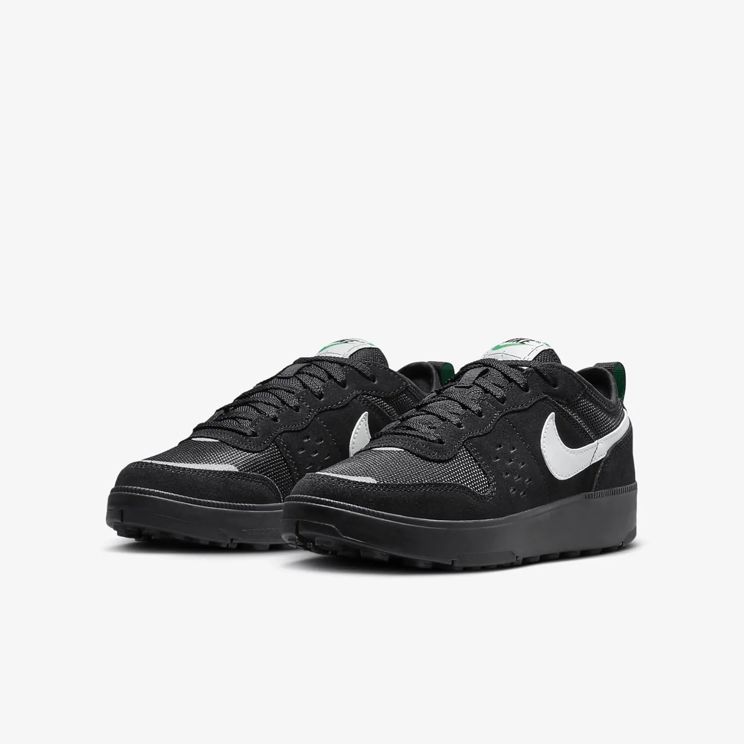 Nike C1TY Big Kids' Shoes (HQ0028-001, Black/Stadium Green/Summit White)