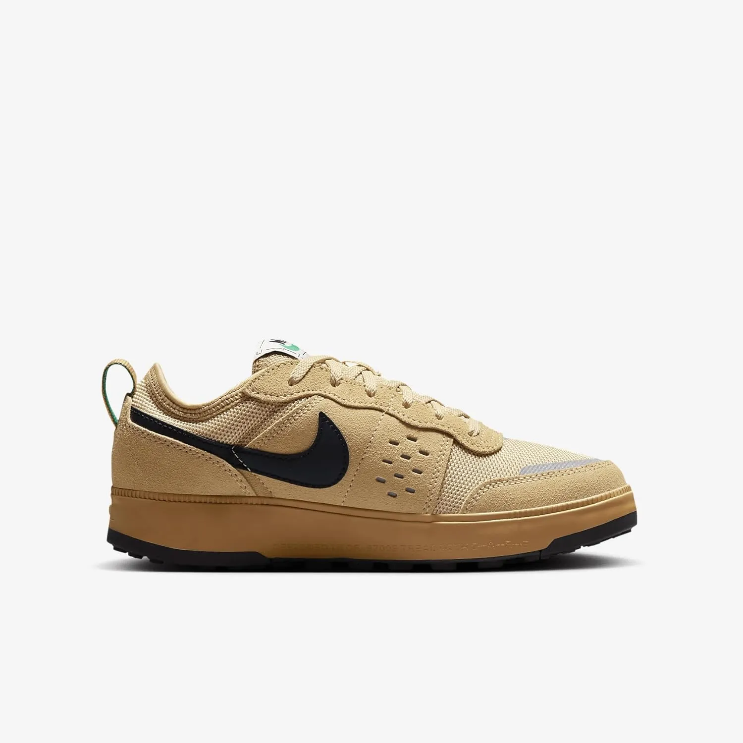 Nike C1TY Coveralls Big Kids' Shoes (HQ0028-200, Flax/Sesame/Stadium Green/Black)