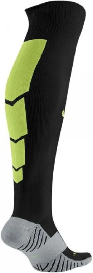 Nike Dri-Fit Stadium Otc Soccer Socks 1 Pair Small Black/Volt
