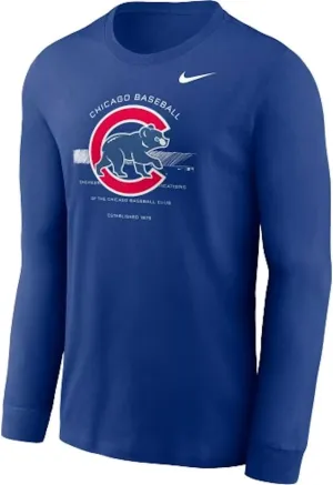 Nike Men's MLB Arch Over Logo Long Sleeve T-Shirt