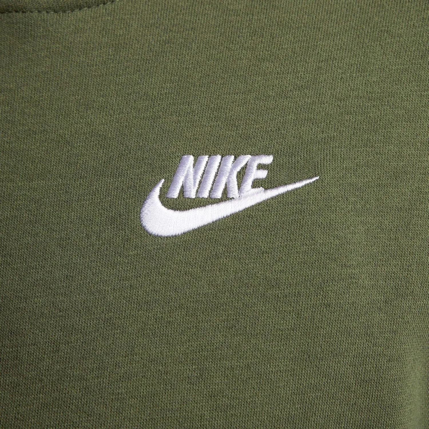 Nike Sportswear Club Fleece Women's Pullover Hoodie (DQ5793-324, Stadium Green/White)