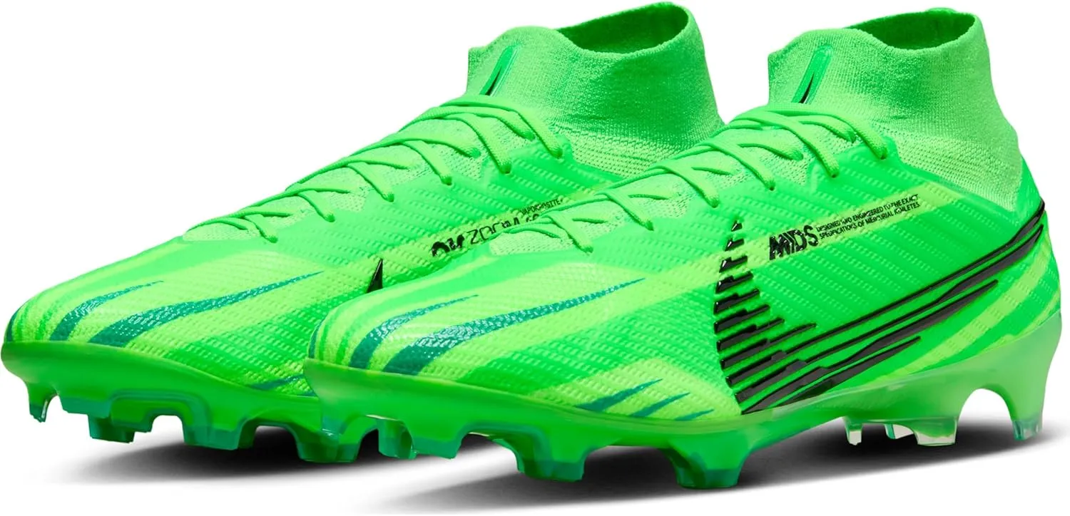 Nike Superfly 9 Elite Mercurial Dream Speed FG High-Top Soccer Cleats (FJ7186-300, Green Strike/Stadium Green/Black)