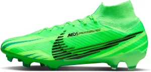 Nike Superfly 9 Elite Mercurial Dream Speed FG High-Top Soccer Cleats (FJ7186-300, Green Strike/Stadium Green/Black)