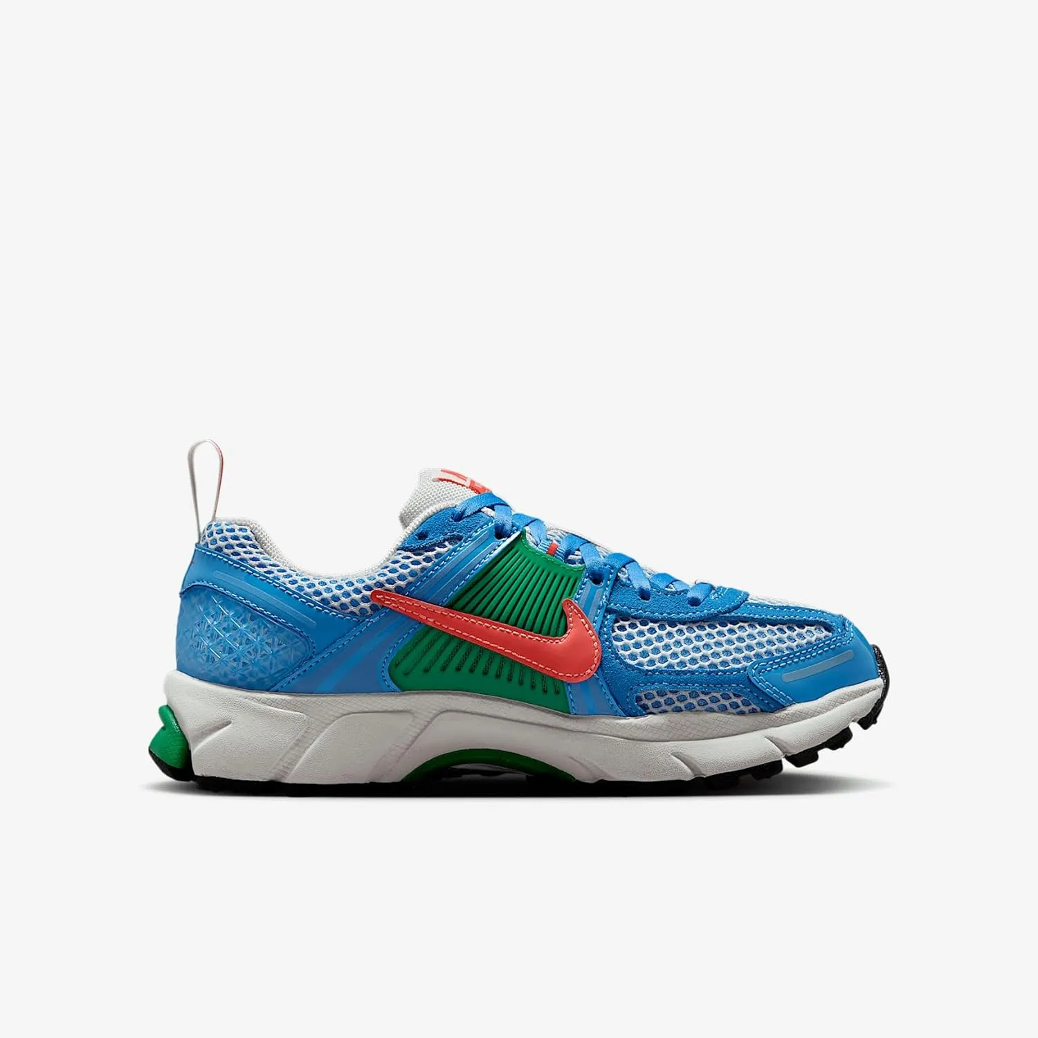 Nike Vomero 5 Big Kids' Shoes (IB7728-412, University Blue/Stadium Green/Summit White/Magic Ember)