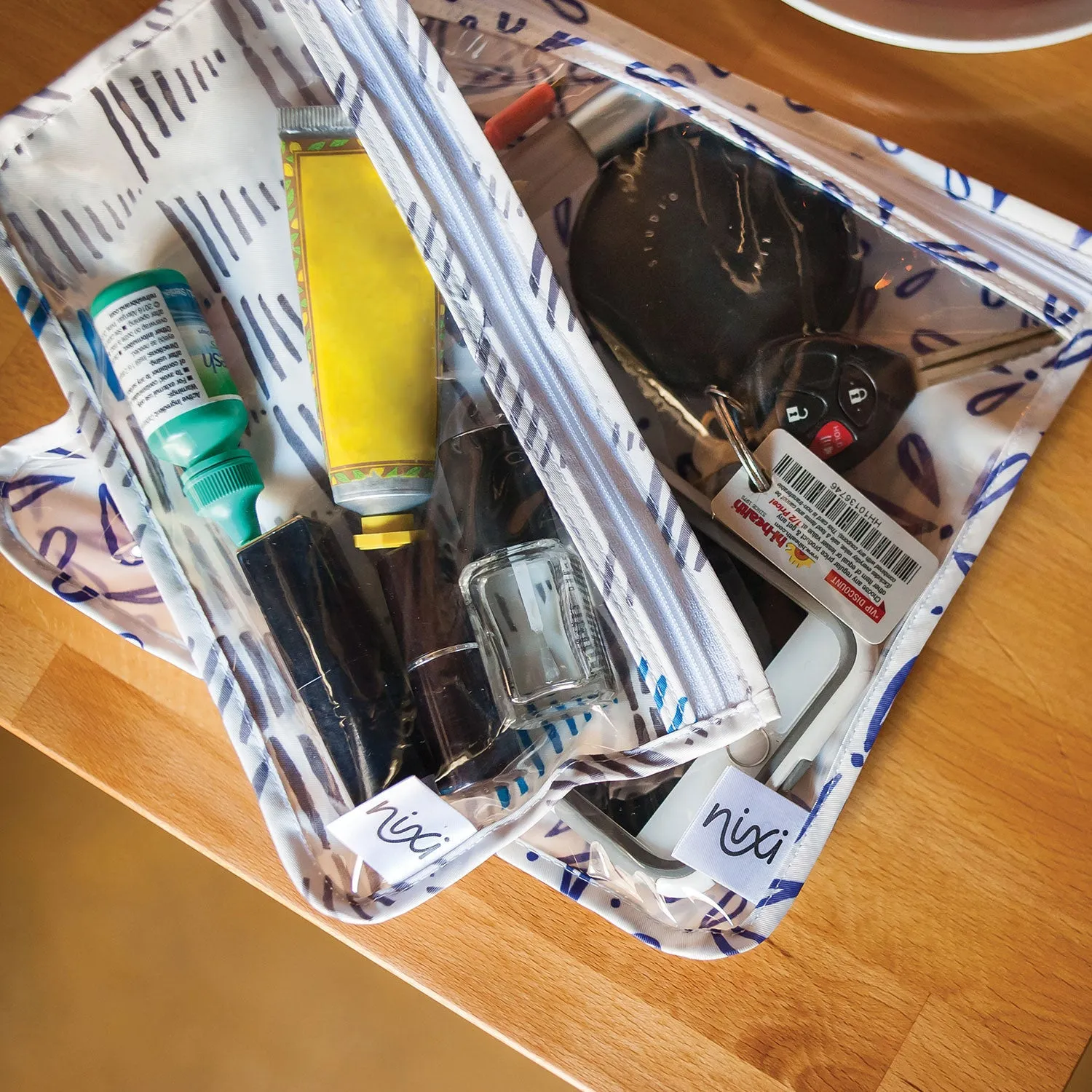 Nixi Clear Travel Bag 3 Pack