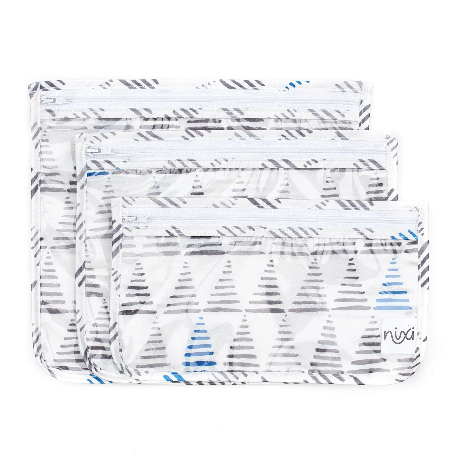 Nixi Clear Travel Bag 3 Pack