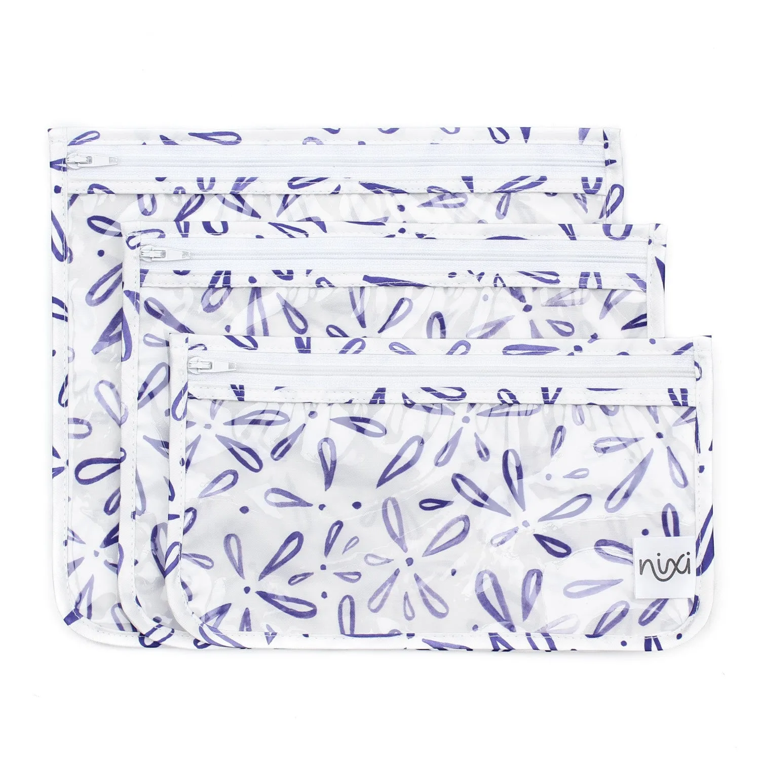 Nixi Clear Travel Bag 3 Pack