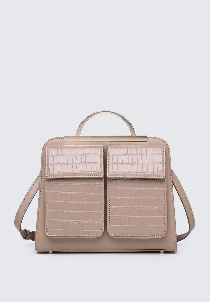 Nurita Harith Nessa Messenger Tote Bag (Brown)