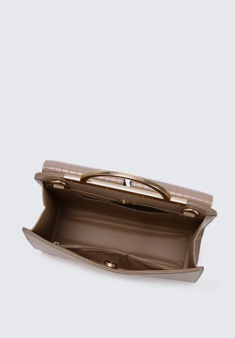 Nurita Harith Nessa Messenger Tote Bag (Brown)