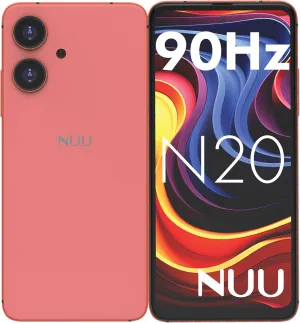 NUU N20 Basic Cell Phone for T-Mobile, Mint, Metro, Qlink, Tello and More 6GB/128GB, Perfect for Teenagers, Dual SIM 4G, Octa-Core 6.6" 90Hz HD , Unlocked Phones Android Phone 14, US Warranty (Pink)