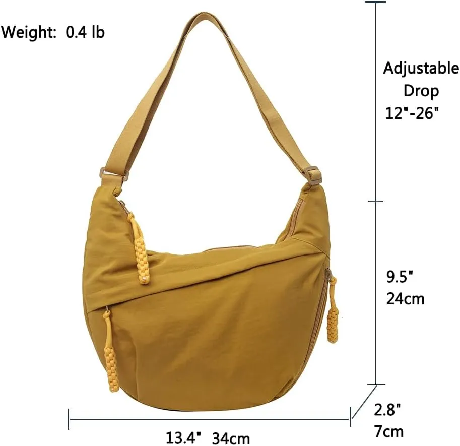 Nylon Crossbody Bags for women Purse Handbags Shoulder Bags Travel Tote Messenger Bag Men Hobo Bags