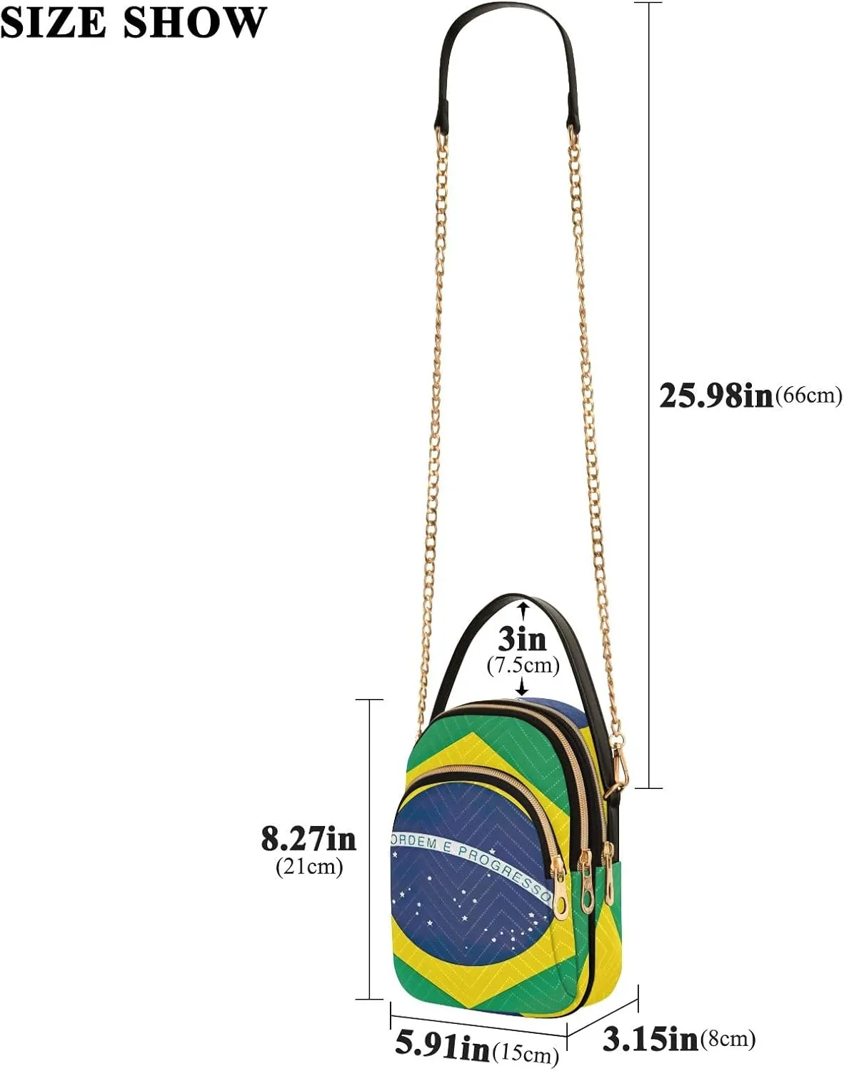 ODAWA Madagascar Flag Women Crossbody Bags Shoulder Bag for Women Crossbody Women Crossbody Bags Small