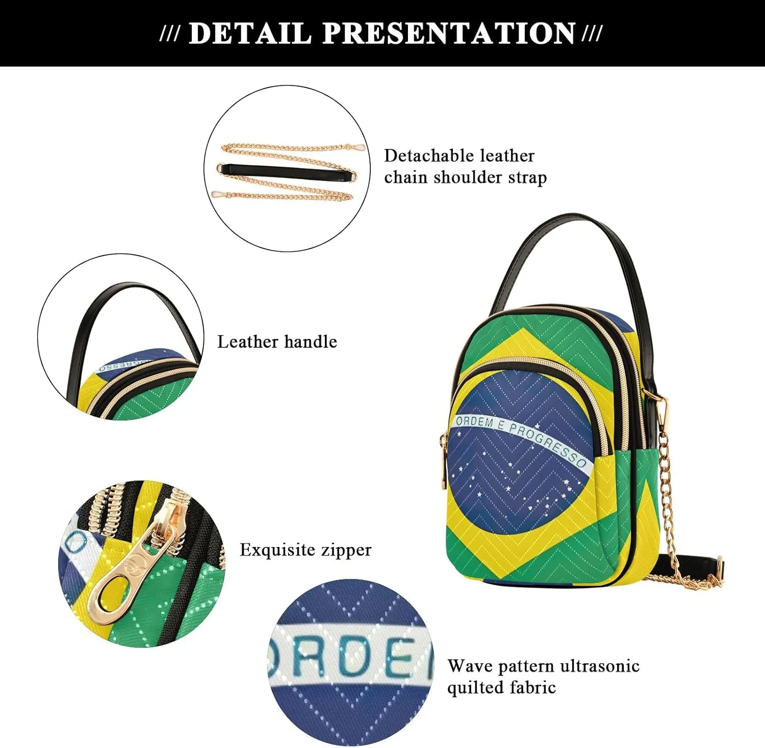 ODAWA Madagascar Flag Women Crossbody Bags Shoulder Bag for Women Crossbody Women Crossbody Bags Small