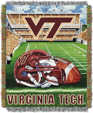 Officially Licensed NCAA "Home Field Advantage" Woven Tapestry Throw Blanket, 48" x 60", Multi Color
