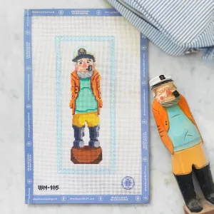 Old Salt Wooden Sea Captain