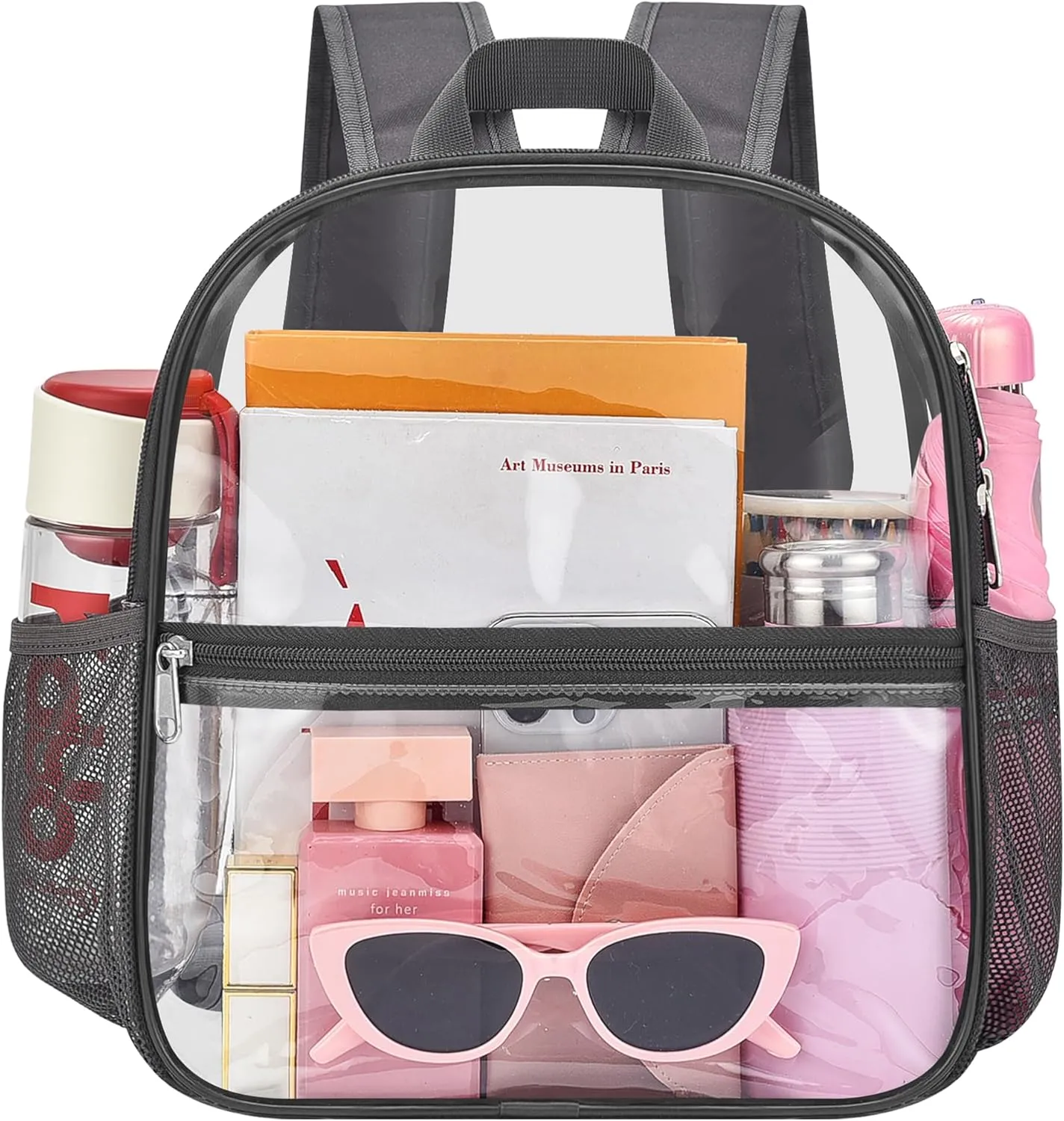 Oraben Clear Backpack for Stadium Events Stadium Backpack Waterproof 12x6x12 Clear Bag for Adult Concert Sport Work