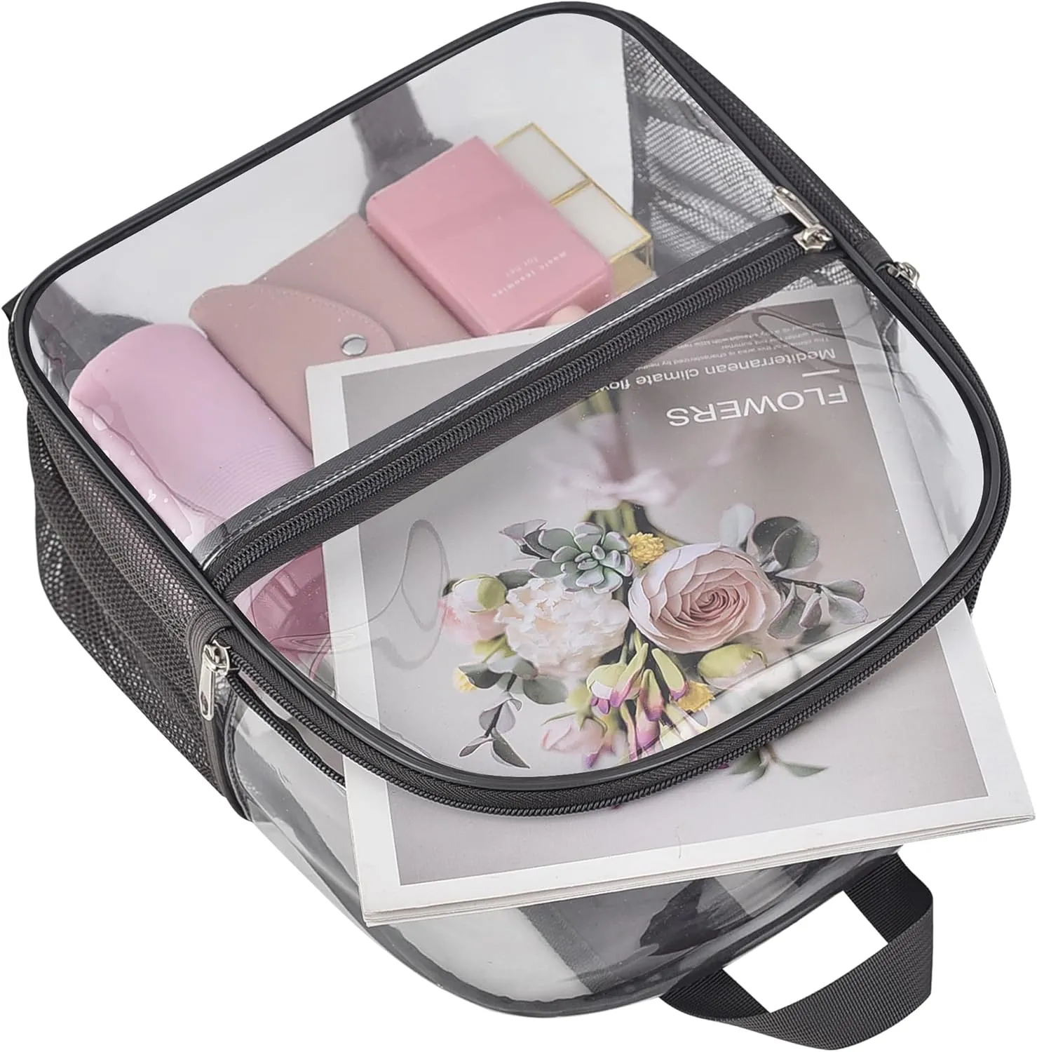 Oraben Clear Backpack for Stadium Events Stadium Backpack Waterproof 12x6x12 Clear Bag for Adult Concert Sport Work