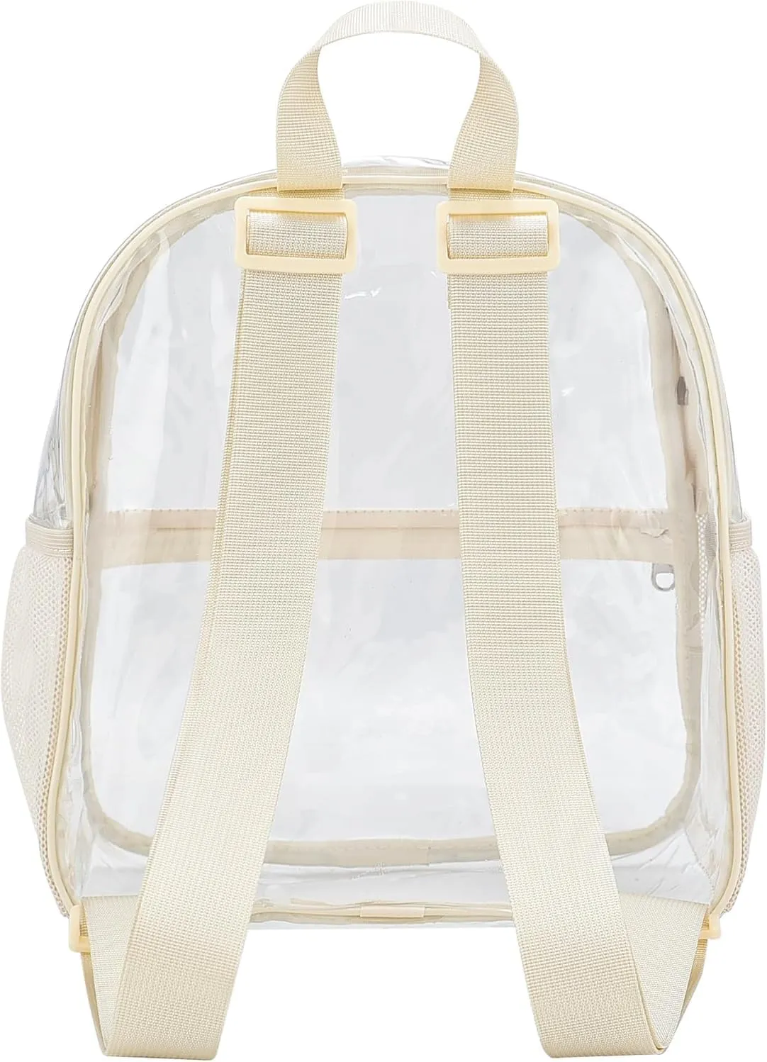 Oraben Clear Backpack Stadium Approved 12×12×6 Clear Mini Backpack Small Transparent Backpack for Concert, Beach, Work, Travel & Sporting
