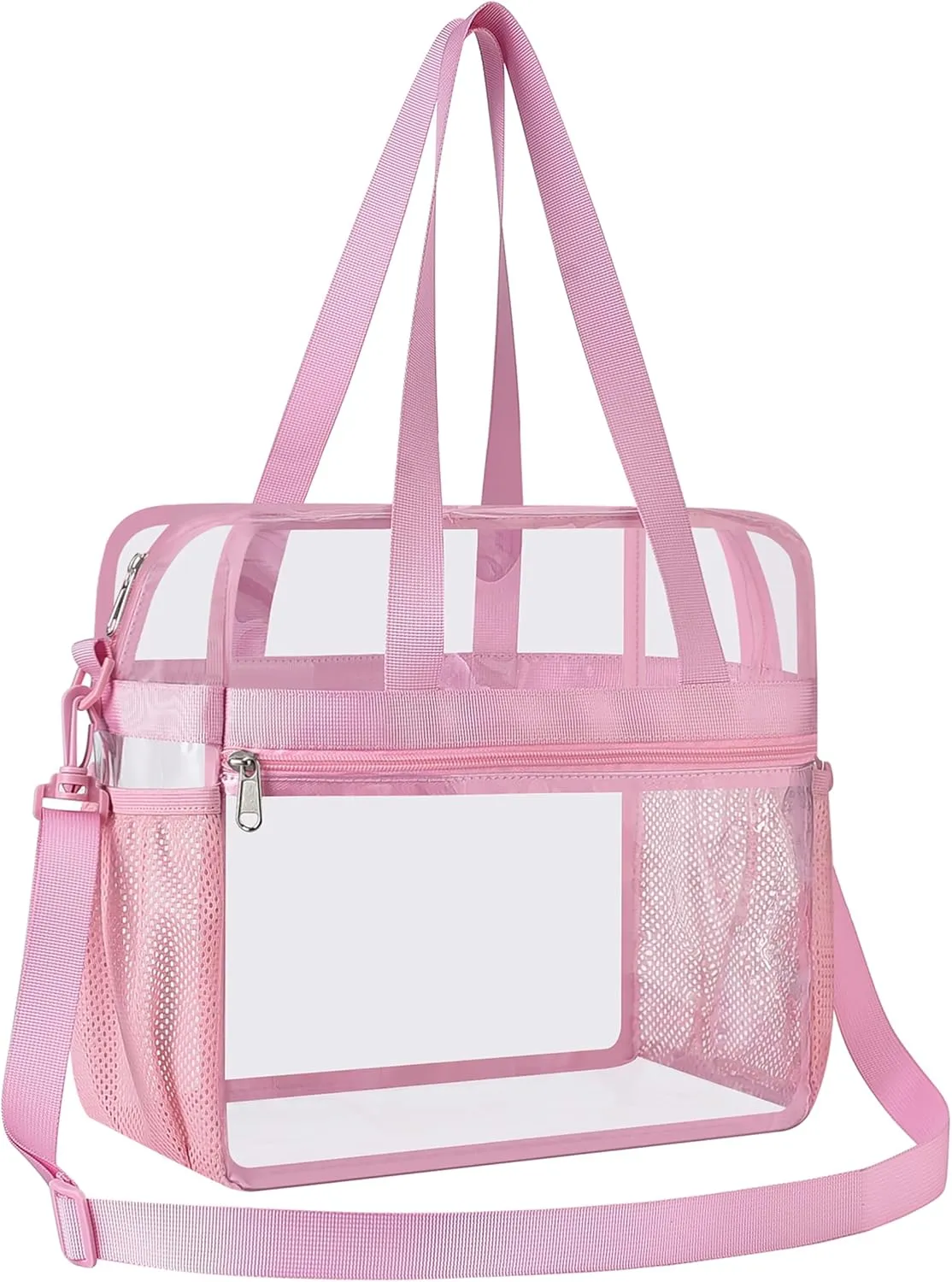Oraben Clear Bag for Stadium Events 12x6x12 Clear Tote Bag for Women Transparent Lunch Bag for Work Sports Concert