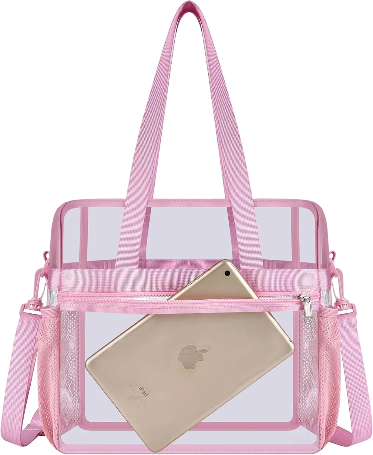 Oraben Clear Bag for Stadium Events 12x6x12 Clear Tote Bag for Women Transparent Lunch Bag for Work Sports Concert