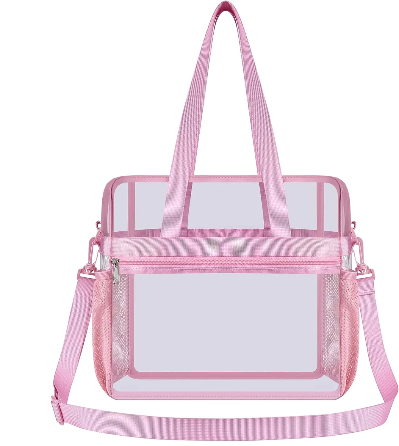 Oraben Clear Bag for Stadium Events 12x6x12 Clear Tote Bag for Women Transparent Lunch Bag for Work Sports Concert