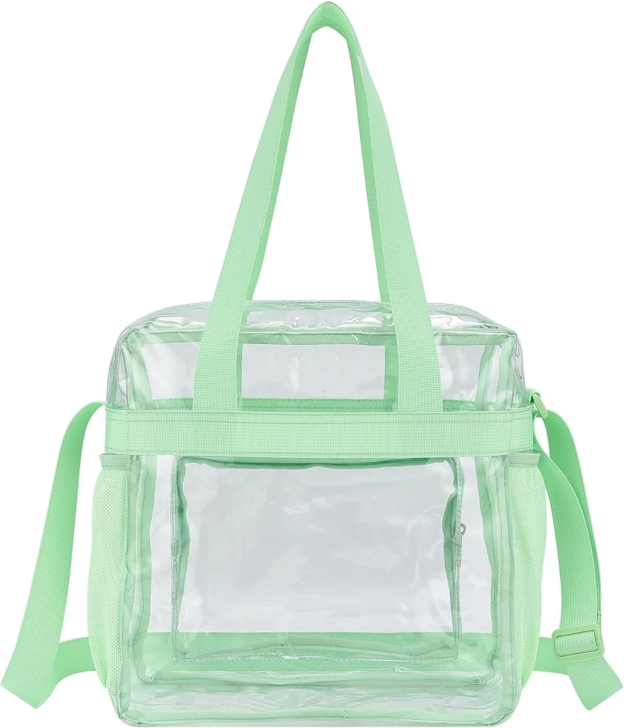 Oraben Clear Tote Bag Clear Bag Stadium Approved 12x6x12 Stadium Bag for Work, Sports Games,Gym