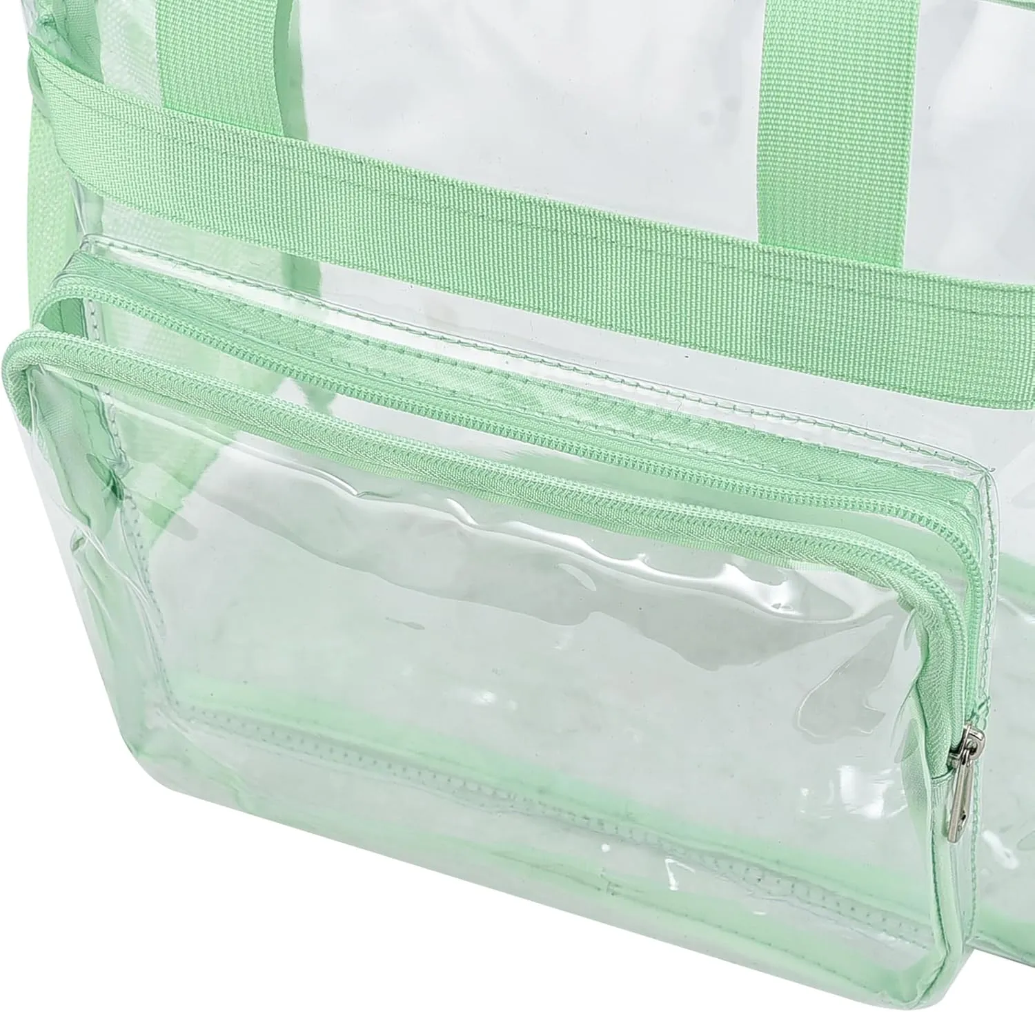 Oraben Clear Tote Bag Clear Bag Stadium Approved 12x6x12 Stadium Bag for Work, Sports Games,Gym