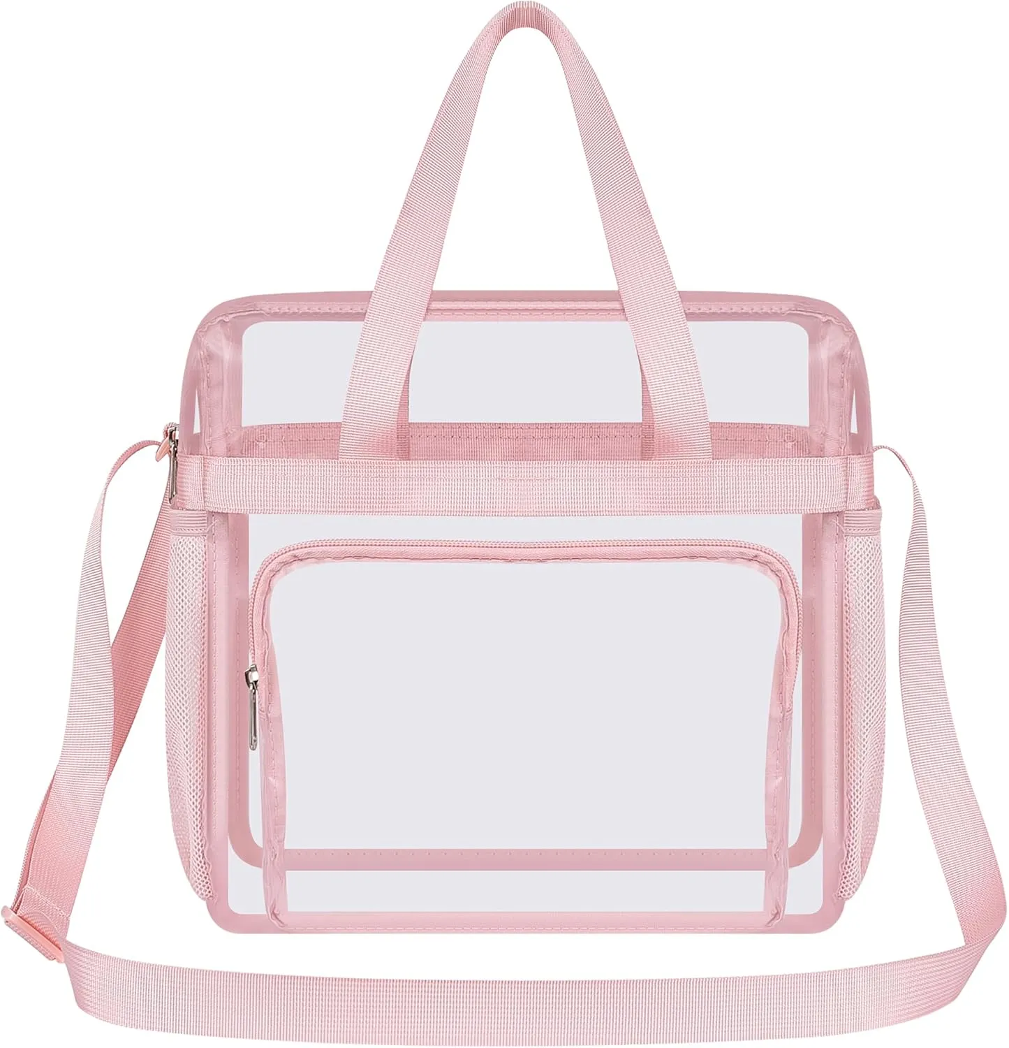 Oraben Clear Tote Bag Clear Bag Stadium Approved 12x6x12 Stadium Bag for Work, Sports Games,Gym