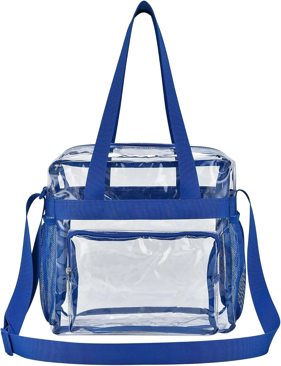 Oraben Clear Tote Bag Clear Bag Stadium Approved 12x6x12 Stadium Bag for Work, Sports Games,Gym