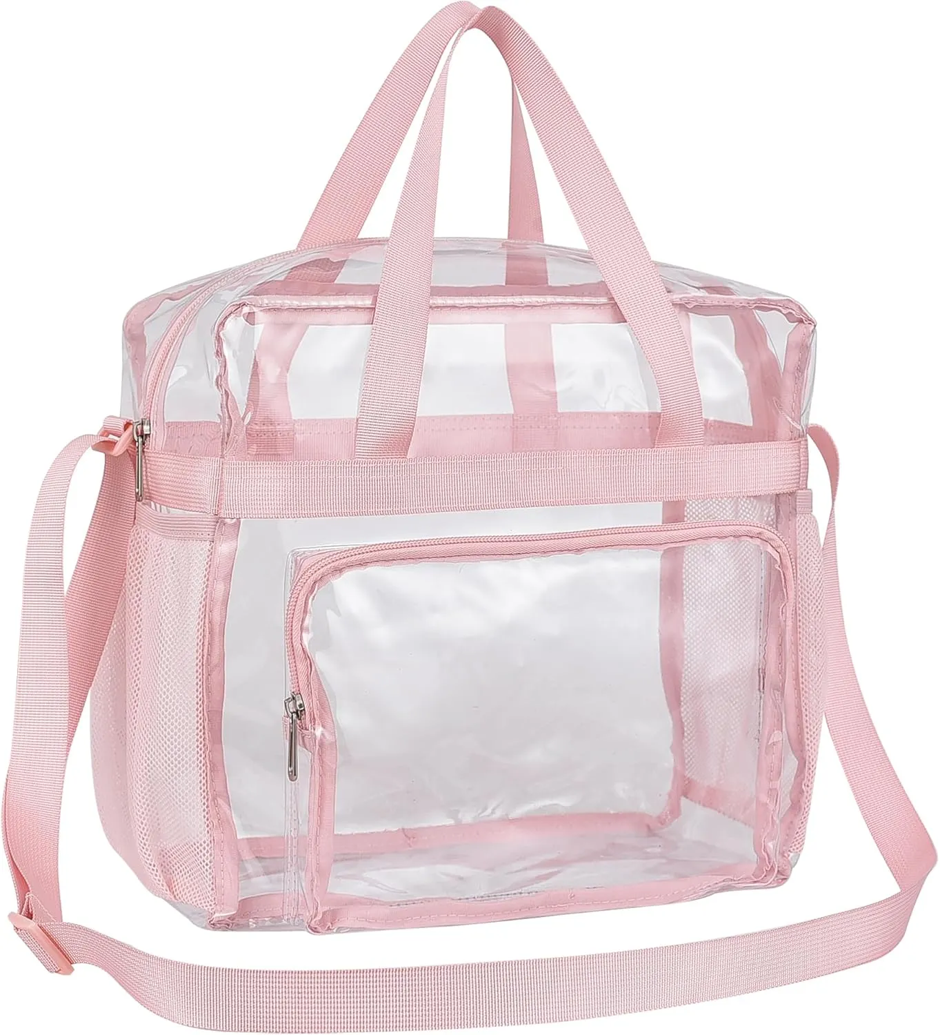 Oraben Clear Tote Bag Clear Bag Stadium Approved 12x6x12 Stadium Bag for Work, Sports Games,Gym