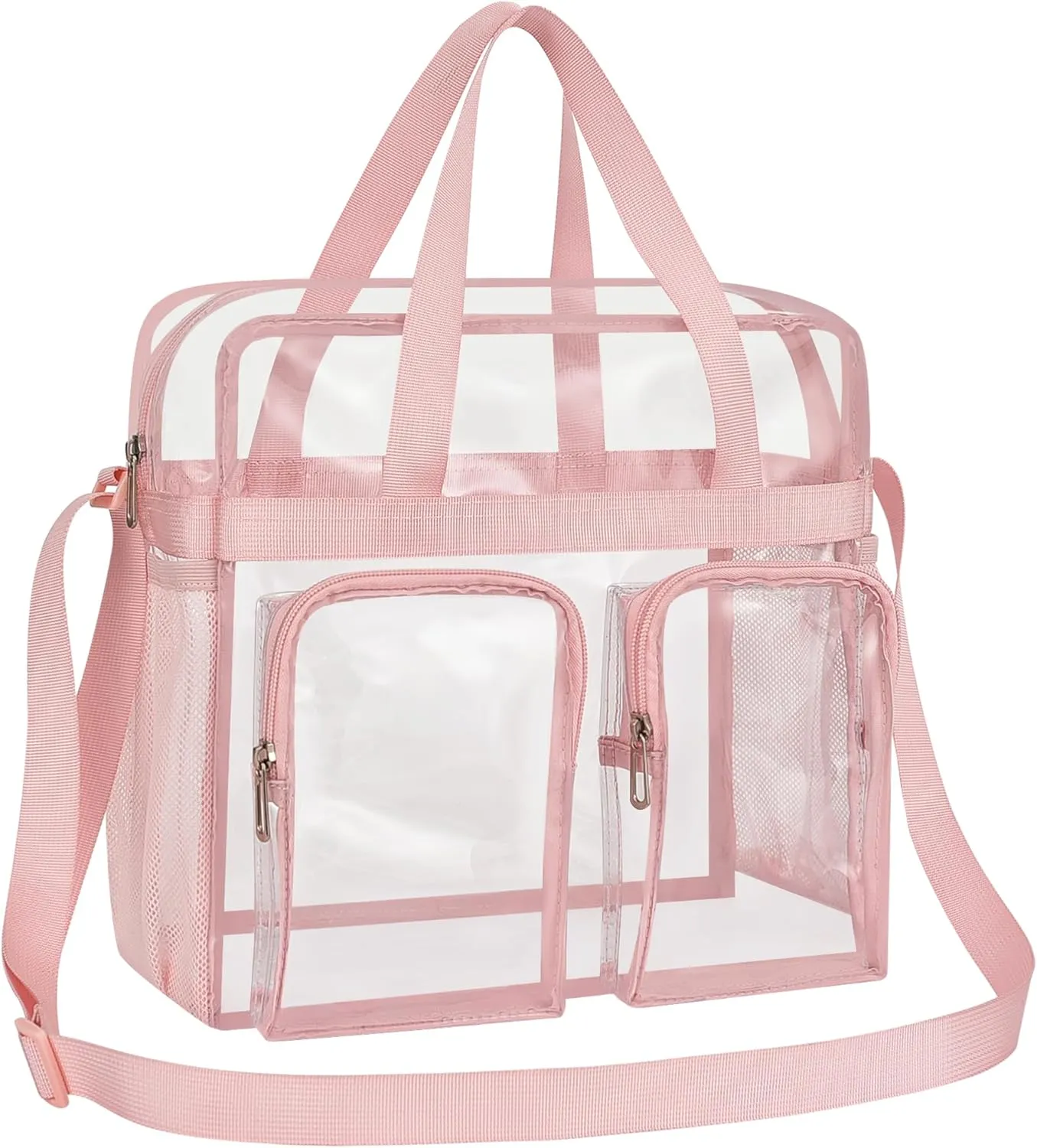 Oraben Clear Tote Bag Clear Bag Stadium Approved 12x6x12 Stadium Bag for Work, Sports Games,Gym