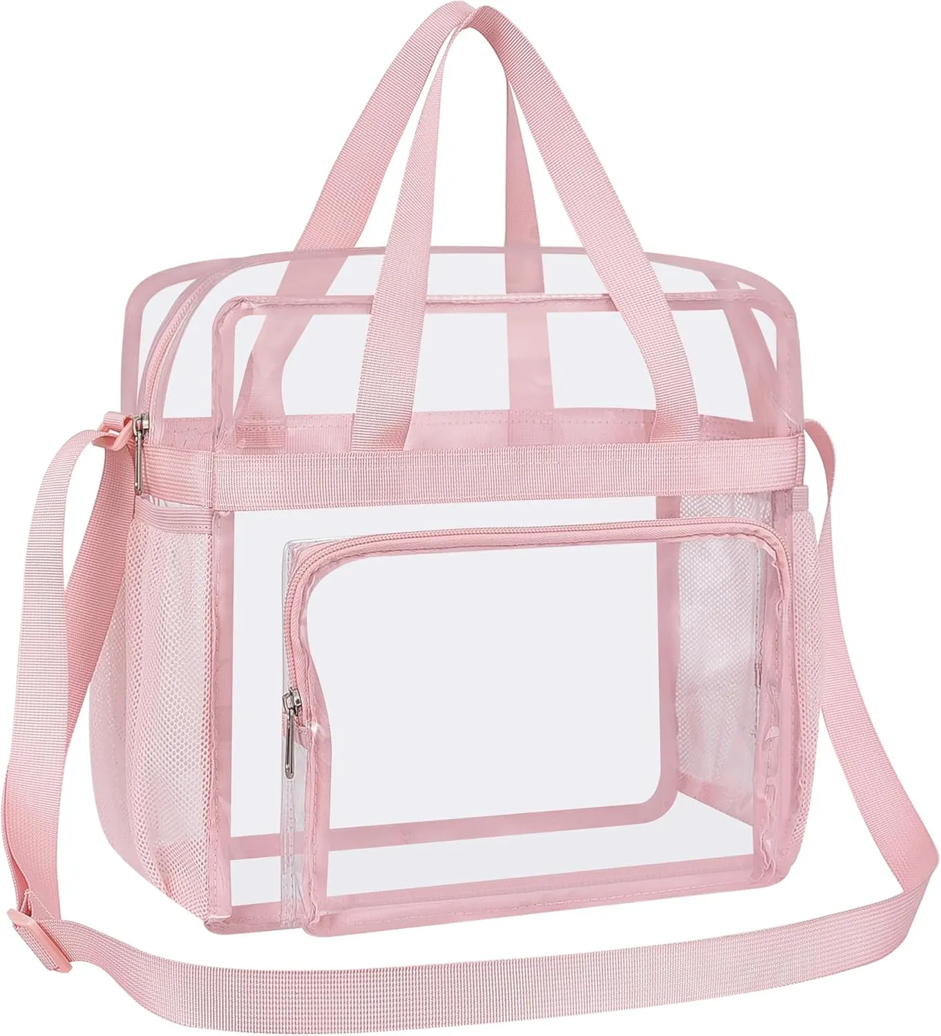 Oraben Clear Tote Bag Clear Bag Stadium Approved 12x6x12 Stadium Bag for Work, Sports Games,Gym